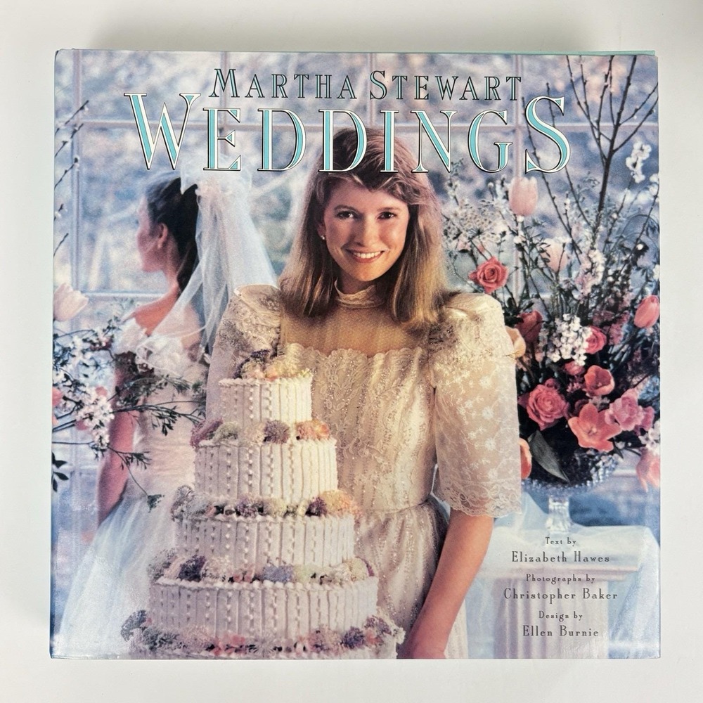 Vintage 1987 Martha Stewart Weddings Hardcover First Edition Bridal Book Gift - Picture 2 of 6